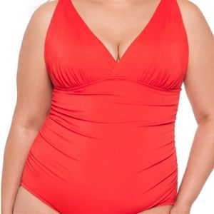 NWOT Time and Tru in Orange Sizzle